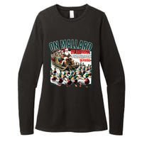 On Mallard On Gadwall Christmas Funny Duck Hunting Santa Womens CVC Long Sleeve Shirt