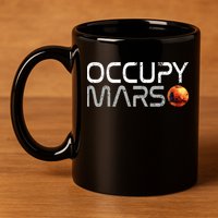 Occupy Mars 11oz C Handle Ceramic Mug