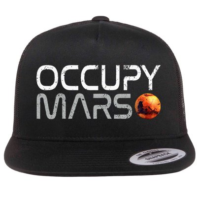 Occupy Mars Flat Bill Trucker Hat
