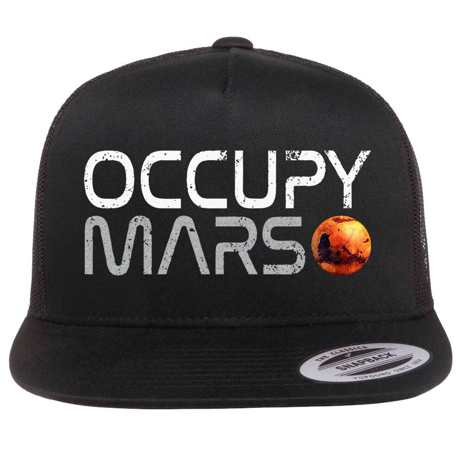 Occupy Mars Flat Bill Trucker Hat