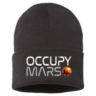 Occupy Mars Sustainable Knit Beanie