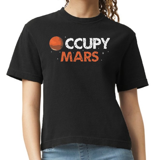 Occupy Mars Comfort Colors Boxy T-Shirt
