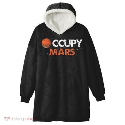 Occupy Mars Hooded Wearable Blanket