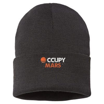 Occupy Mars Sustainable Knit Beanie