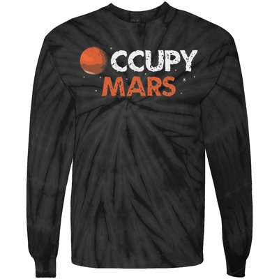 Occupy Mars Tie-Dye Long Sleeve Shirt