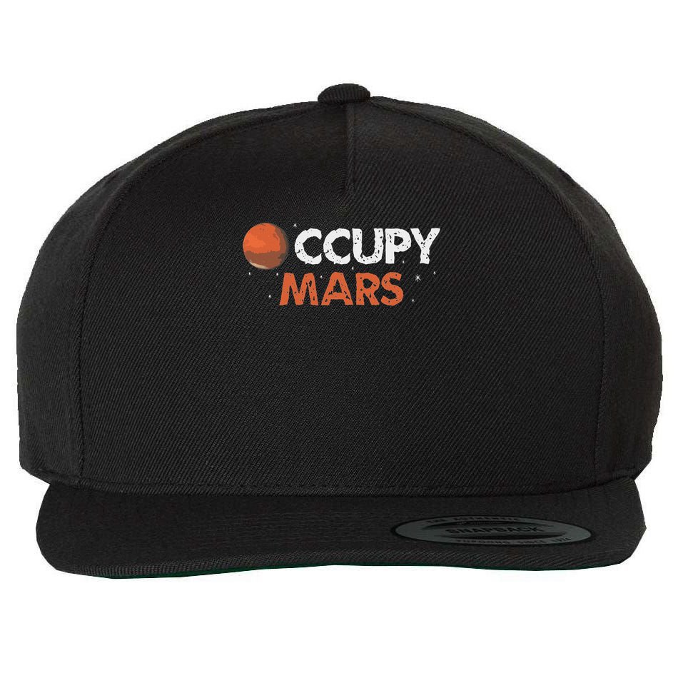 Occupy Mars Wool Snapback Cap