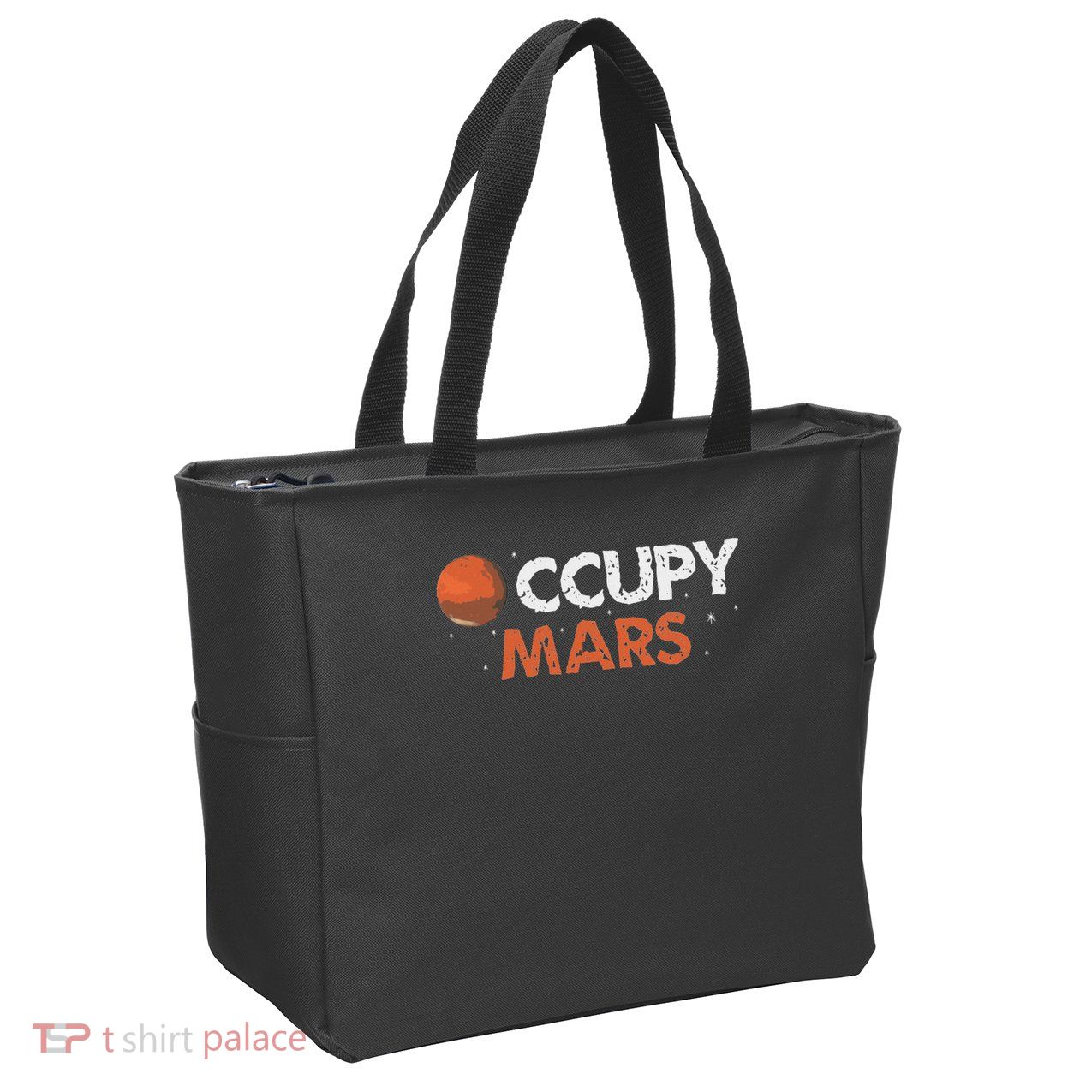 Occupy Mars Zip Tote Bag