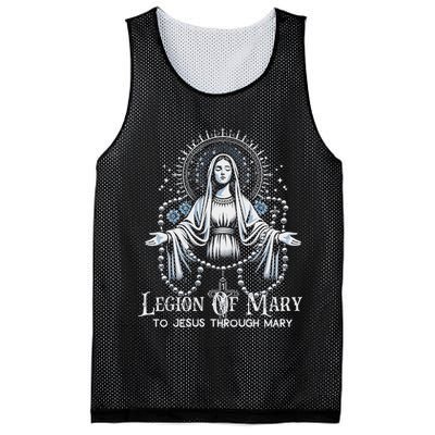 Of Mary Our Lady Catholic Mesh Reversible Basketball Jersey Tank