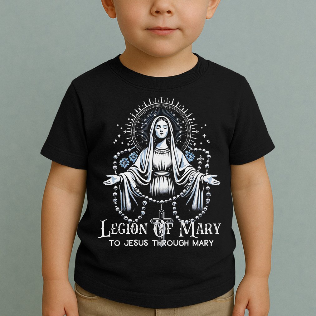 Of Mary Our Lady Catholic Toddler T-Shirt