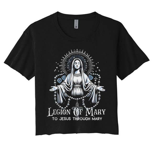 Of Mary Our Lady Catholic Crop Top