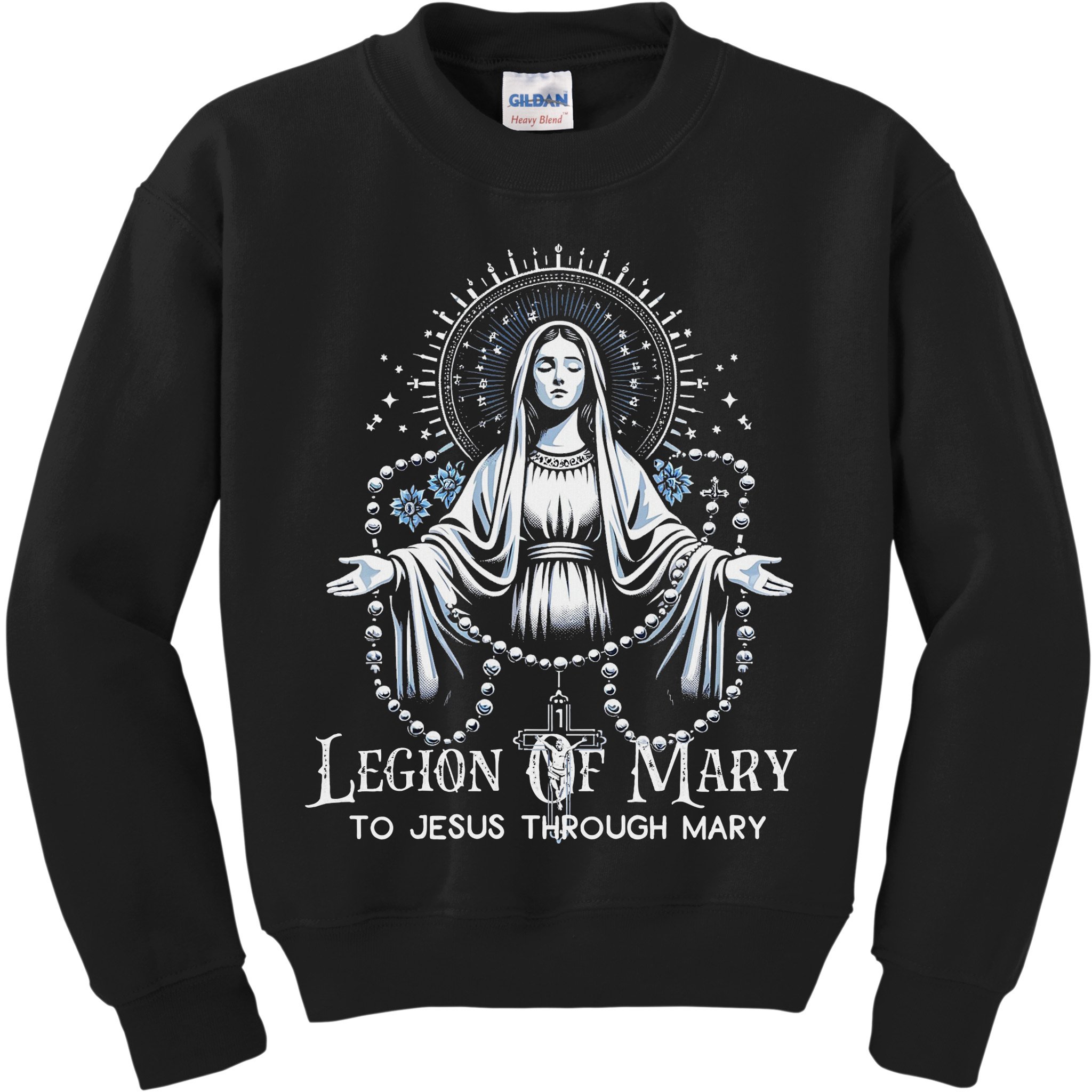 Of Mary Our Lady Catholic Kids Sweatshirt