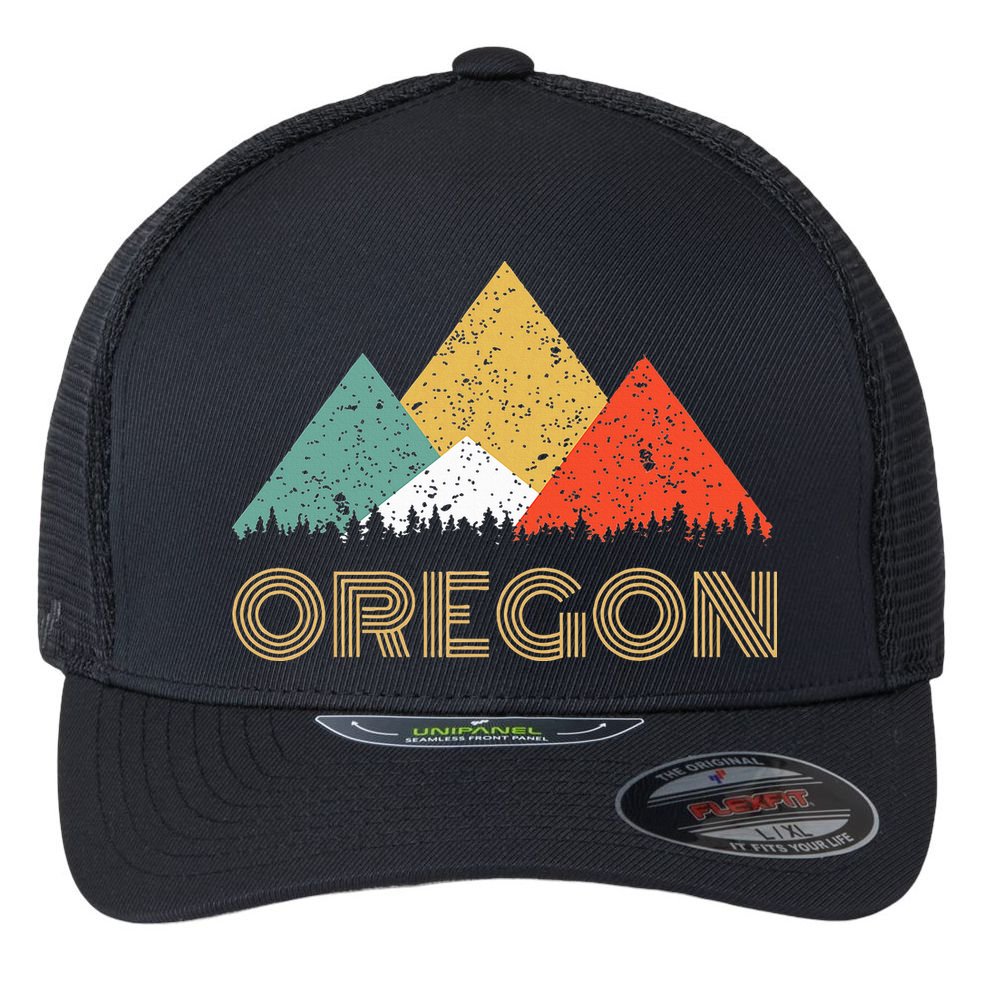 Oregon Mountain Flexfit Unipanel Trucker Cap