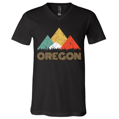 Oregon Mountain V-Neck T-Shirt