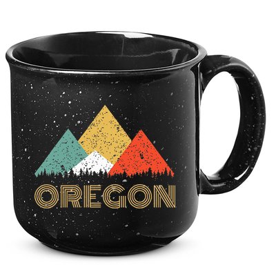 Oregon Mountain 15oz Campfire Ceramic Mug