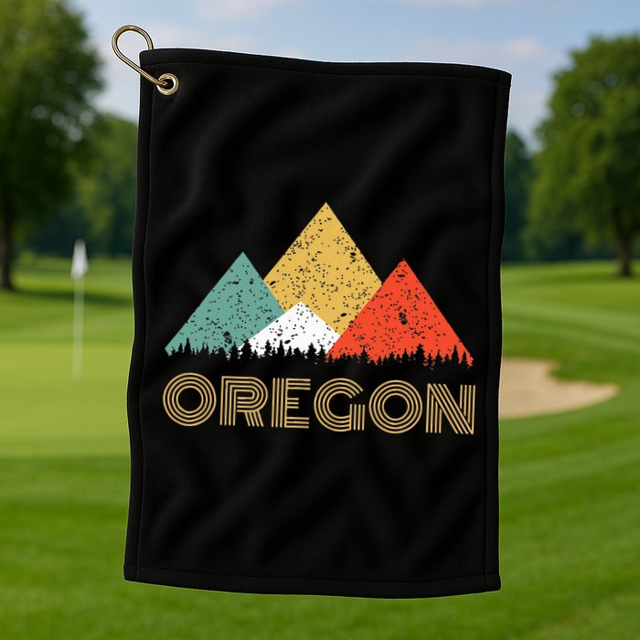 Oregon Mountain Golf Towel
