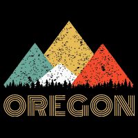 Oregon Mountain Cropped Pullover Crew