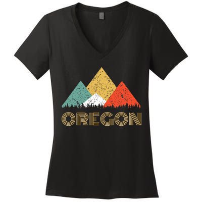Oregon Mountain Women's V-Neck T-Shirt