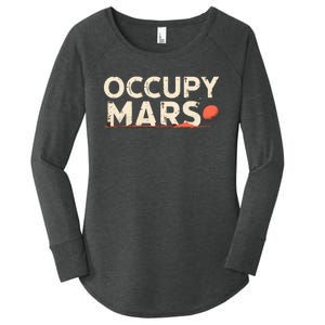 Occupy Mars Women's Perfect Tri Tunic Long Sleeve Shirt