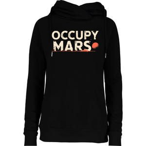 Occupy Mars Womens Funnel Neck Pullover Hood