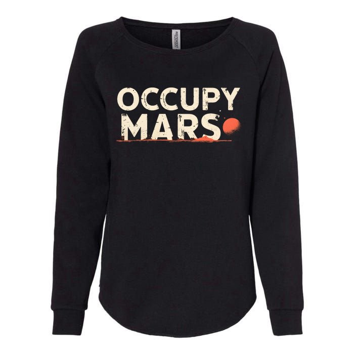 Occupy Mars Womens California Wash Sweatshirt