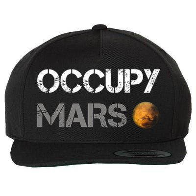 Occupy Mars Wool Snapback Cap