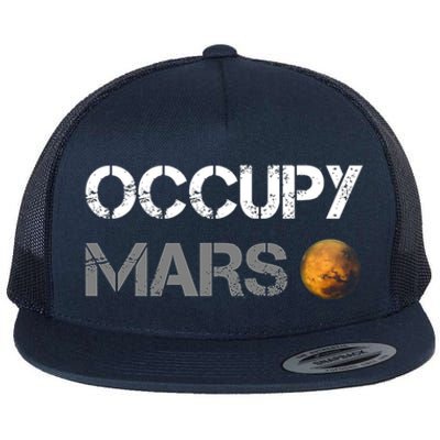 Occupy Mars Flat Bill Trucker Hat