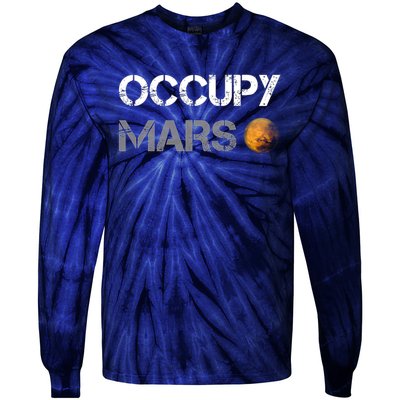 Occupy Mars Tie-Dye Long Sleeve Shirt