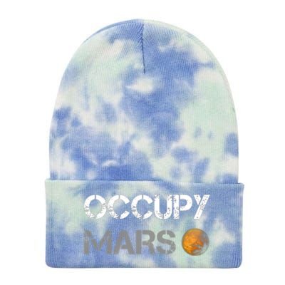 Occupy Mars Tie Dye 12in Knit Beanie