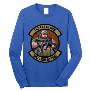 Overweight Military Long Sleeve Shirt