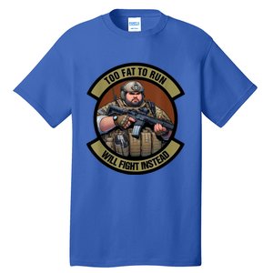 Overweight Military Tall T-Shirt