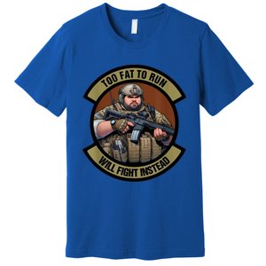 Overweight Military Premium T-Shirt