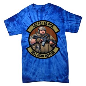 Overweight Military Tie-Dye T-Shirt