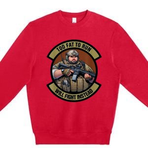 Overweight Military Premium Crewneck Sweatshirt