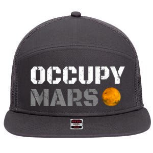 OCCUPY MARS 7 Panel Mesh Trucker Snapback Hat