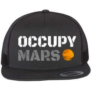 OCCUPY MARS Flat Bill Trucker Hat