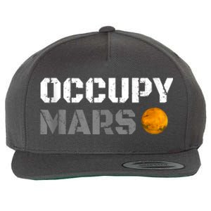 OCCUPY MARS Wool Snapback Cap