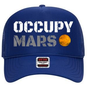 OCCUPY MARS High Crown Mesh Back Trucker Hat