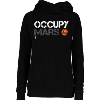 Occupy Mars Womens Funnel Neck Pullover Hood