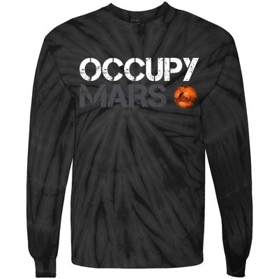 Occupy Mars Tie-Dye Long Sleeve Shirt