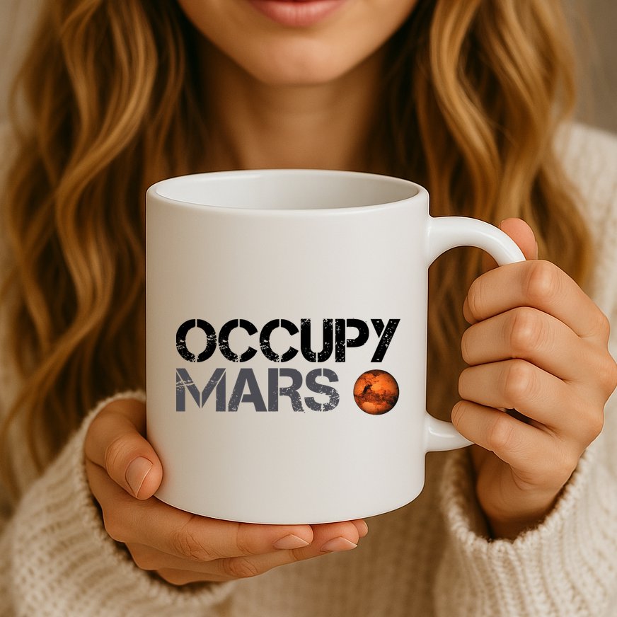 Occupy Mars Mug