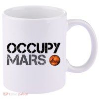 Occupy Mars 11oz C Handle Ceramic Mug