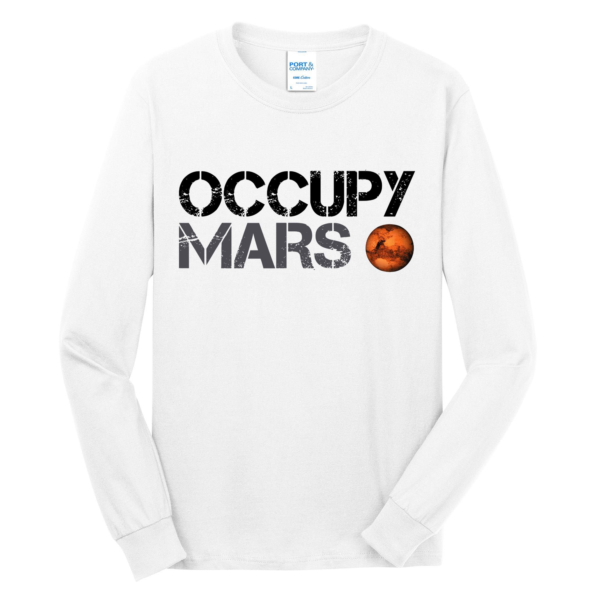 Occupy Mars Tall Long Sleeve T-Shirt