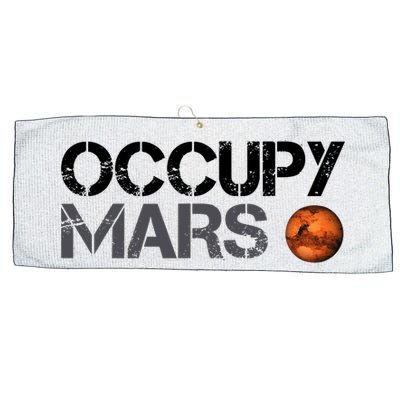 Occupy Mars Large Microfiber Waffle Golf Towel