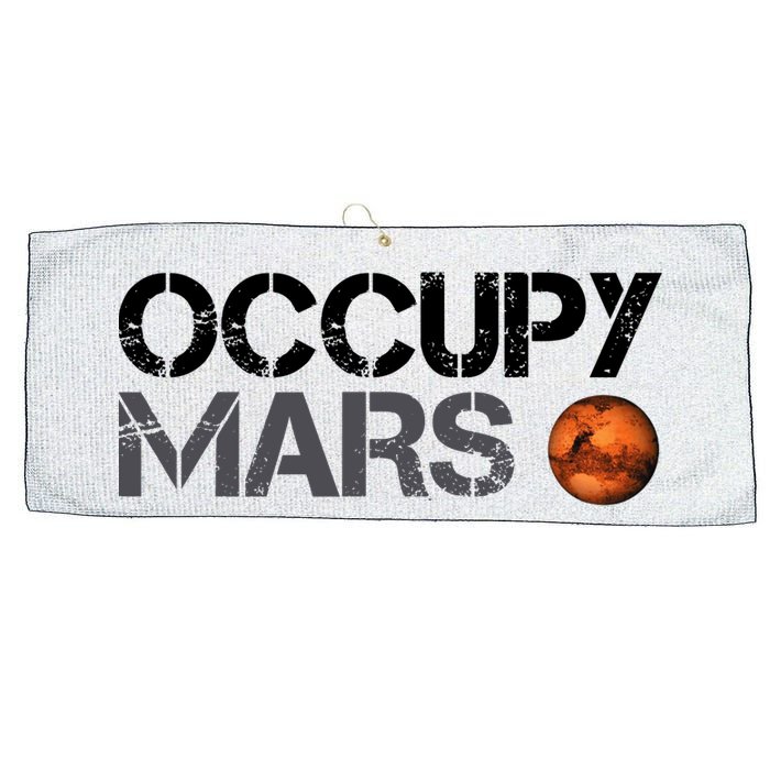 Occupy Mars Large Microfiber Waffle Golf Towel
