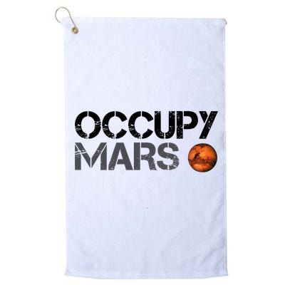 Occupy Mars Golf Towel