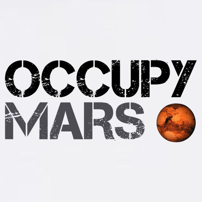 Occupy Mars Women's V-Neck T-Shirt