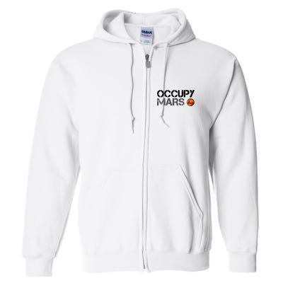 Occupy Mars Full Zip Hoodie