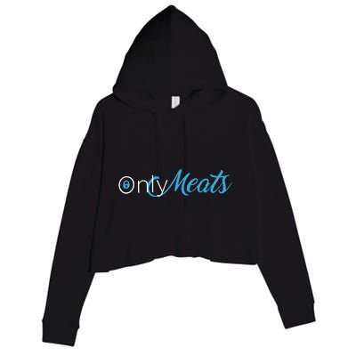 Only Meats Crop Fleece Hoodie