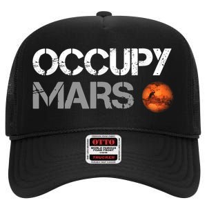 Occupy Mars High Crown Mesh Back Trucker Hat