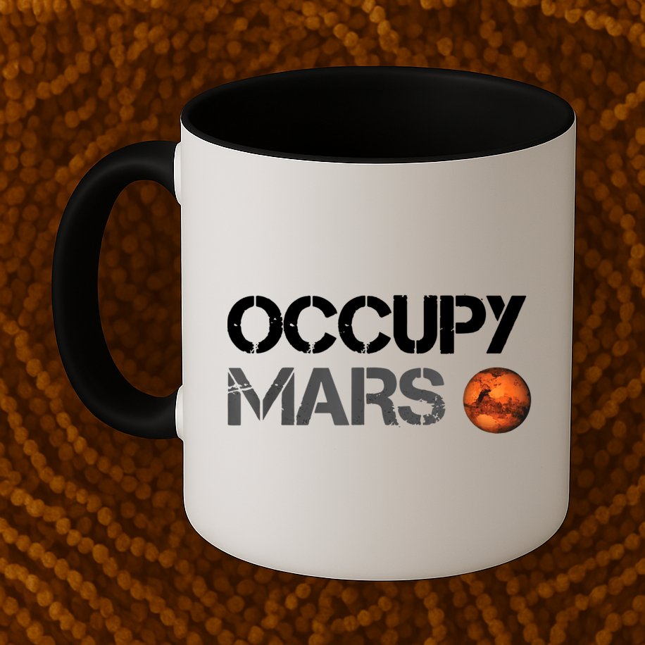 Occupy Mars Mug